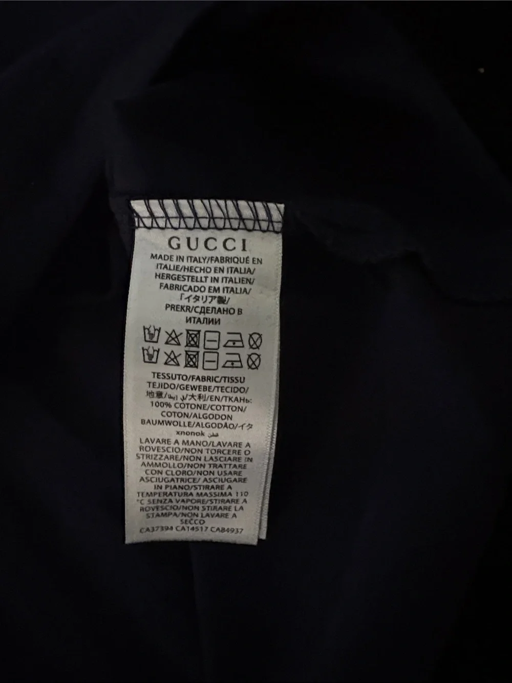 Gucci authentic navy
